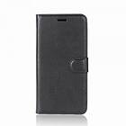 Samsung Galaxy S9 Plånboksfodral PU-läder Litchi Svart