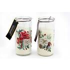 Set Of 2 Botanical Tube Candle 14cm