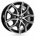 Racer Carver Shiny Black Machined Face 6,5x16 5/108 ET42 B65.1