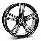 Etabeta Amos Gloss Black Polished 8x19 5/108 ET48 B63.4