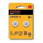 Kodak MAX KCR1220 batteri 2 x CR1220 Li