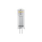 Osram BASE PIN LED-lysspære form: T14 klar finish G4 1,8 W varmt vitt lys 2700 K