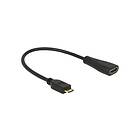 DeLock HDMI-kabel med Ethernet 23 cm