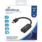 MediaRange HDMI Buchse/Mini DP Stecker 10 Gbit/s 15cm svart