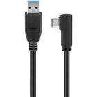 MicroConnect USB typ C-kabel USB typ A till USB-C 3 m