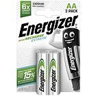 Energizer Accu Recharge Extreme batteri 2 x AA typ NiMH