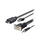 VivoLink Pro HDMI-kabel HDMI/VGA/ljud/USB 2 m