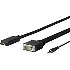 VivoLink Pro HDMI-kabel HDMI/VGA/ljud 1 m