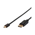 MicroConnect DisplayPort-kabel DisplayPort till Mini DisplayPort 2 m