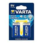 Varta Longlife Power 4922 batteri 2 x 9V Alkalisk