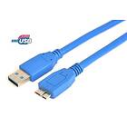 Prokord USB-kabel USB typ A till Micro-USB Type B 50 cm