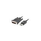 Lanberg videoadapterkabel DisplayPort till DVI-D 1.8 m