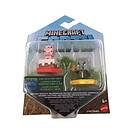 Villager Minecraft Earth Boost Mini Fig 2-Pack (Pig with Cake & with Doll)