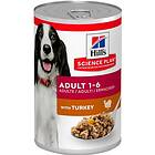 Hills Science Plan Adult Turkey Canned Wet Dog Food 370g