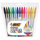 BIC Cristal Multicolor Kulepenn 15-pack