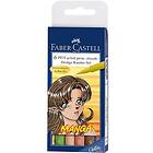 Faber-Castell PITT Artist Brush 6-set Manga Kaoiro