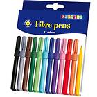 Playbox Fiberpennor Smal 12-set