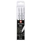 Sakura Gelly Roll Basic White 3-pack Fine