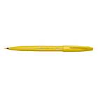 Pentel Fude Touch Sign Pen Yellow