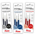 Pentel Refill Energel 3-pack 0,7 Blå