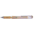 Pentel Hybrid Gel Grip DX Metallic Gelpenna Gold