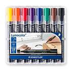 Staedtler 8-pack Lumocolor permanent snedskuren