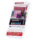 Edding 1200 Metallic Pen 6-set