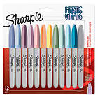 Sharpie Fine Marker 12-set Mystic Gems