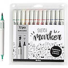 Colortime Sketch Marker Standard 12-set