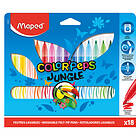 Maped Colorpeps Tuschpennor Jungle 18-pack