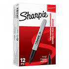 Sharpie Fine Marker 12-pack Blue