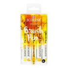 Ecoline Brush Pen Yellow 5-set