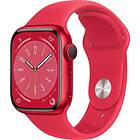 Apple Watch Series 8 4G 41mm (PRODUCT)RED Aluminium With Sport Band