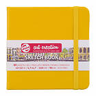 Art Creation Sketchbook Golden Yellow 12 x 12 cm