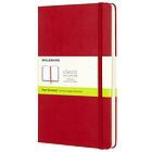 Moleskine Classic Hard Cover Large Red Dotted