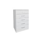 Diwander Nattbord 55 cm med oppbevaring 5 Skuffer