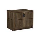 Tera Home Nattbord 49 cm med oppbevaring Lucka Valnötsbrun 804TRH3401