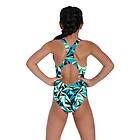 Speedo Hyper Boom Allover Medalist Swimsuit (Flicka)