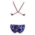 Turbo Roses&skulls Thin Strap Bikini (Dam)