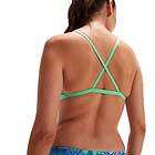 Speedo Allover Cross Back Crop Bikini Top (Dam)