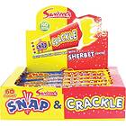 Swizzels Snap & Crackle Fruit 18g x 60st (hel låda)