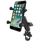 RAM Mounts X-Grip Phone Mount with Handlebar U-Bolt Medium Length Base B Size