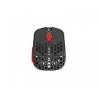 PRO G-Wolves HSK 4K Wireless Mouse Fingertip Trådlös Gamingmus Grå/Röd