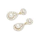 Lily and Rose Petite Sofia Pearl ear crystal gold