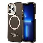 Guess iPhone 13 Pro Max Skal Translucent MagSafe Svart