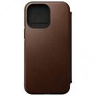 Nomad Apple Apple iPhone 14 Pro Max Fodral Modern Leather Folio Brun