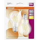 Osram LED-lampa E27 4W 2700K 470 lumen 2-pack