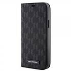 Karl Lagerfeld iPhone 12/iPhone 12 Pro Fodral Saffiano Monogram Svart