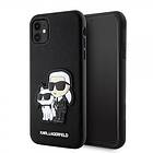 Karl Lagerfeld iPhone 11 Skal NFT & Choupette Patch Saffiano Svart