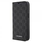 Karl Lagerfeld iPhone 14 Fodral Saffiano Monogram Svart